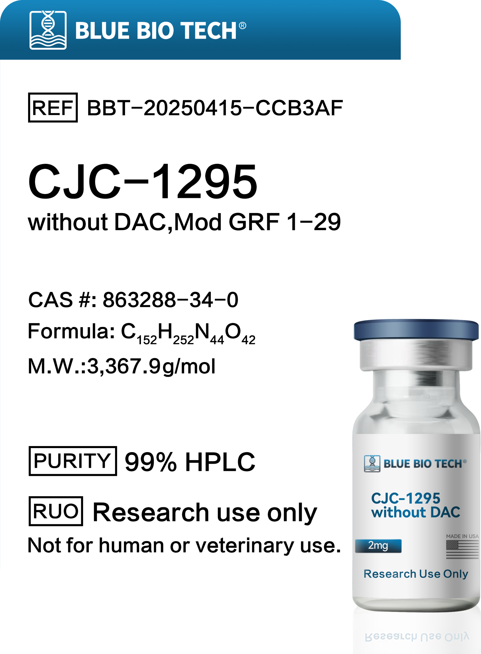 CJC-1295   2mg