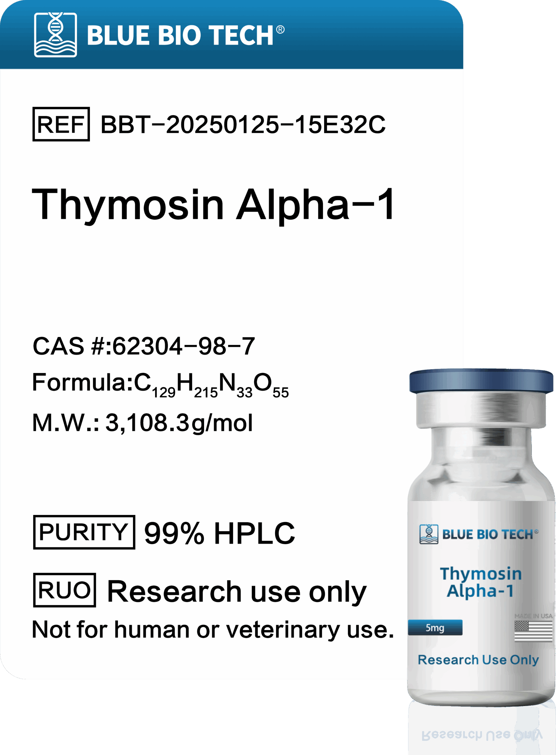 Thymosin Alpha-1   5mg